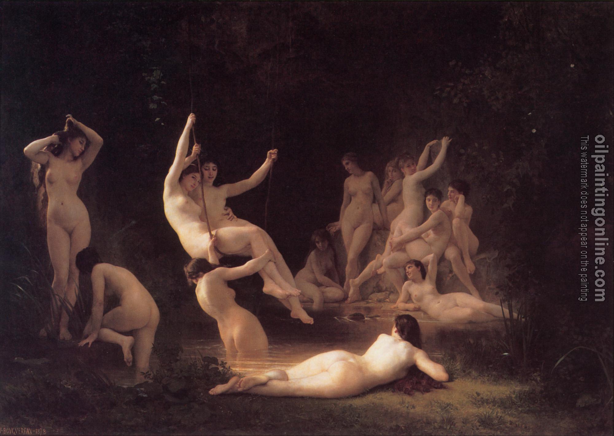 Bouguereau, William-Adolphe - The Nymphaeum